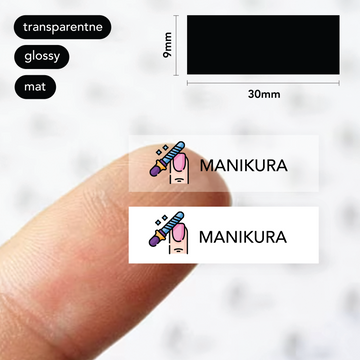 Text stickers | manicure