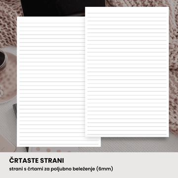 Inserti | črtaste strani