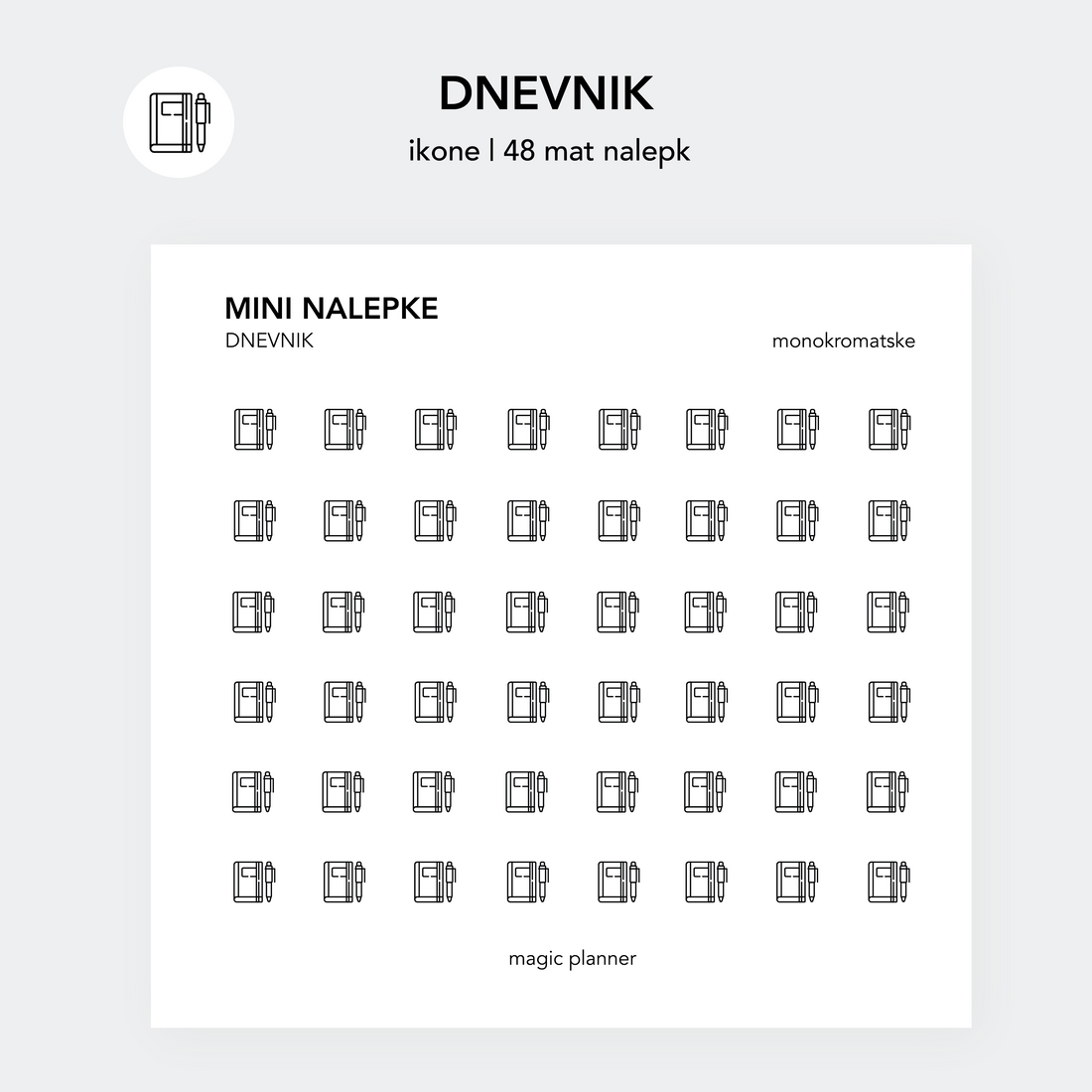 Nalepke - dnevnik