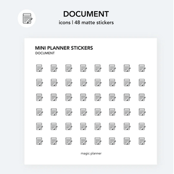 Planner stickers | Document