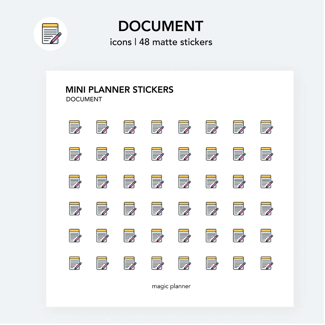 Planner stickers | Document