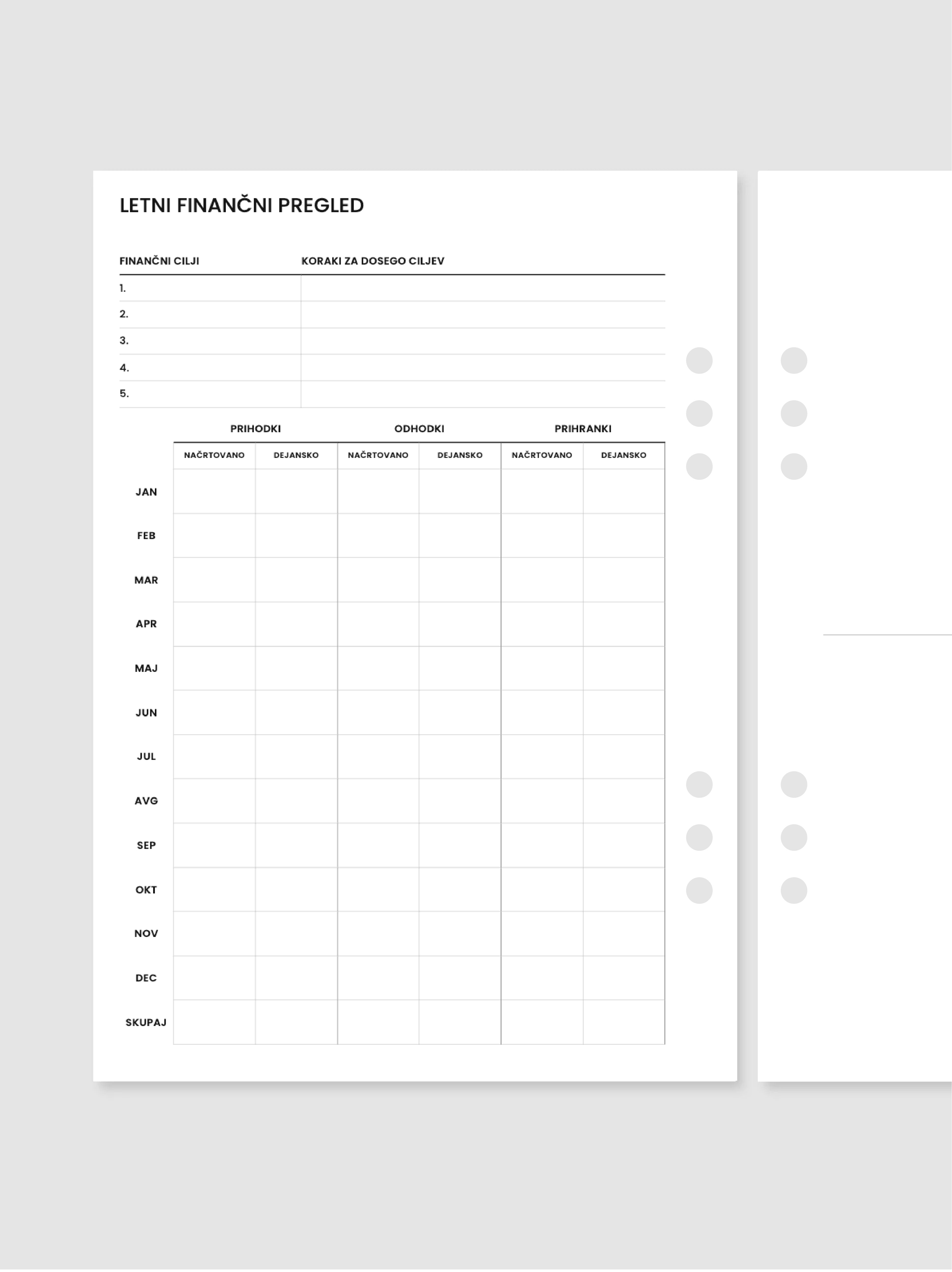 Finančni pregled | A5 inserti