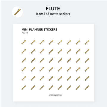 Planner stickers | Flute
