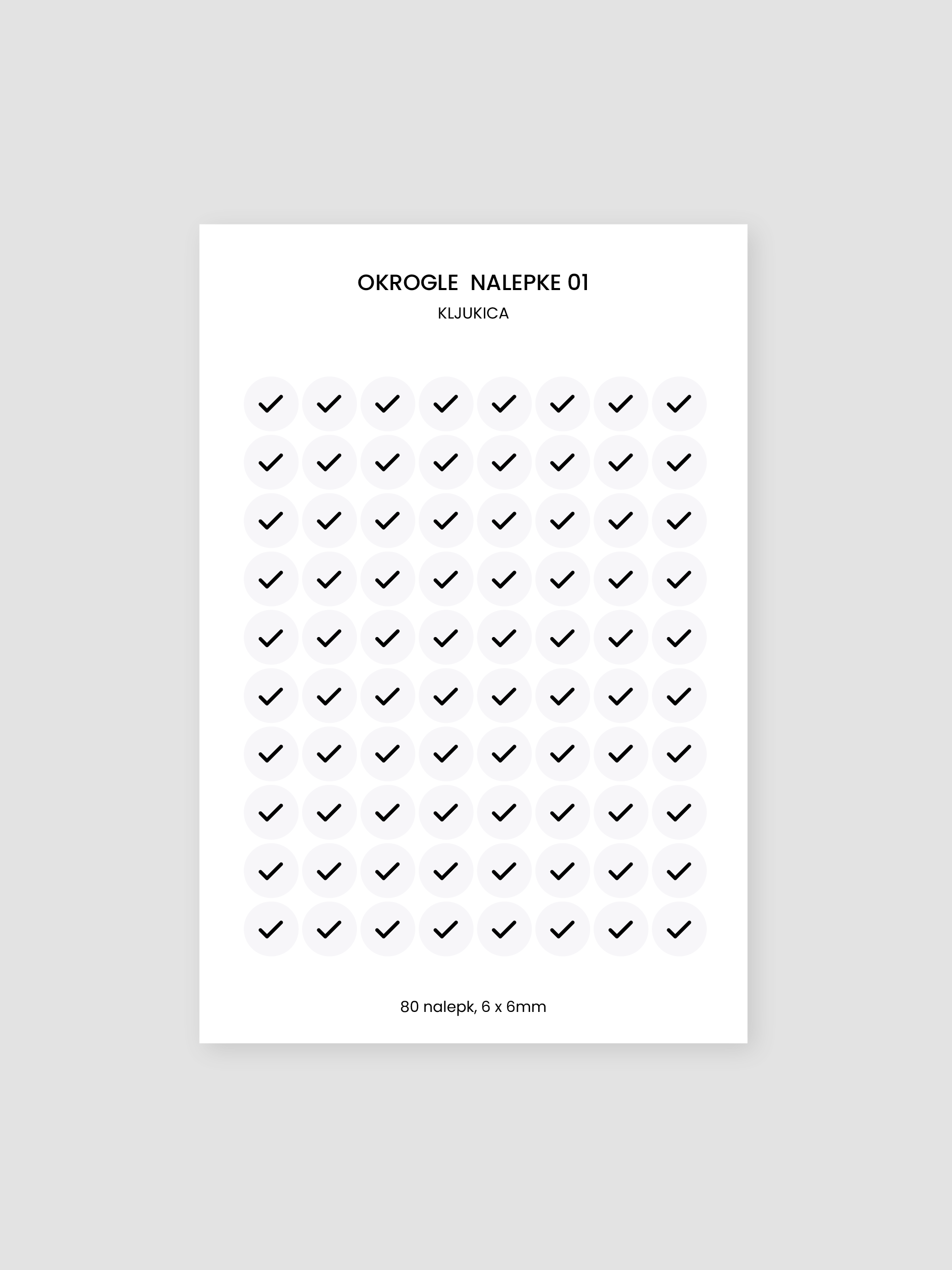 Okrogle nalepke 01 | kljukica