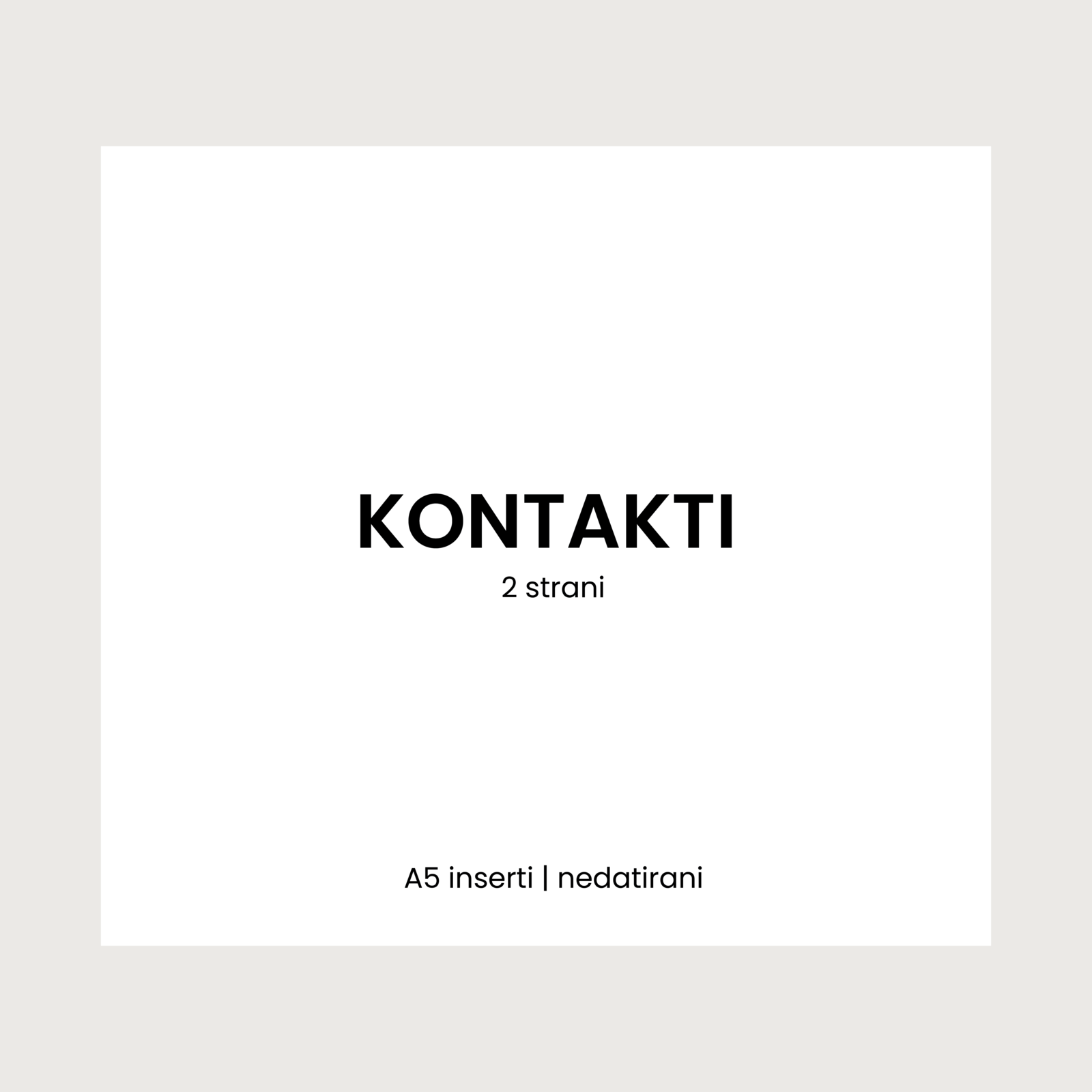 Inserti | kontakti | 2 strani