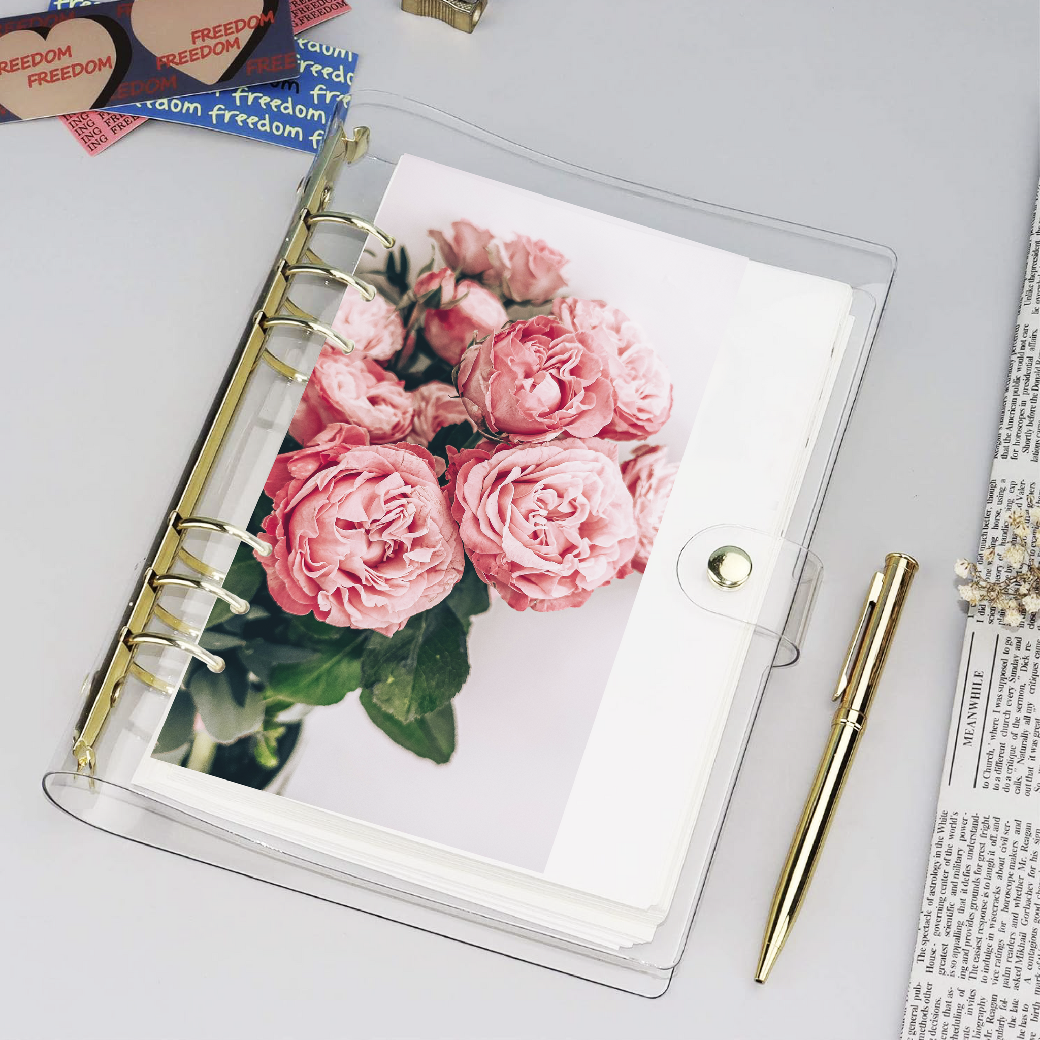 Ring binder | transparent