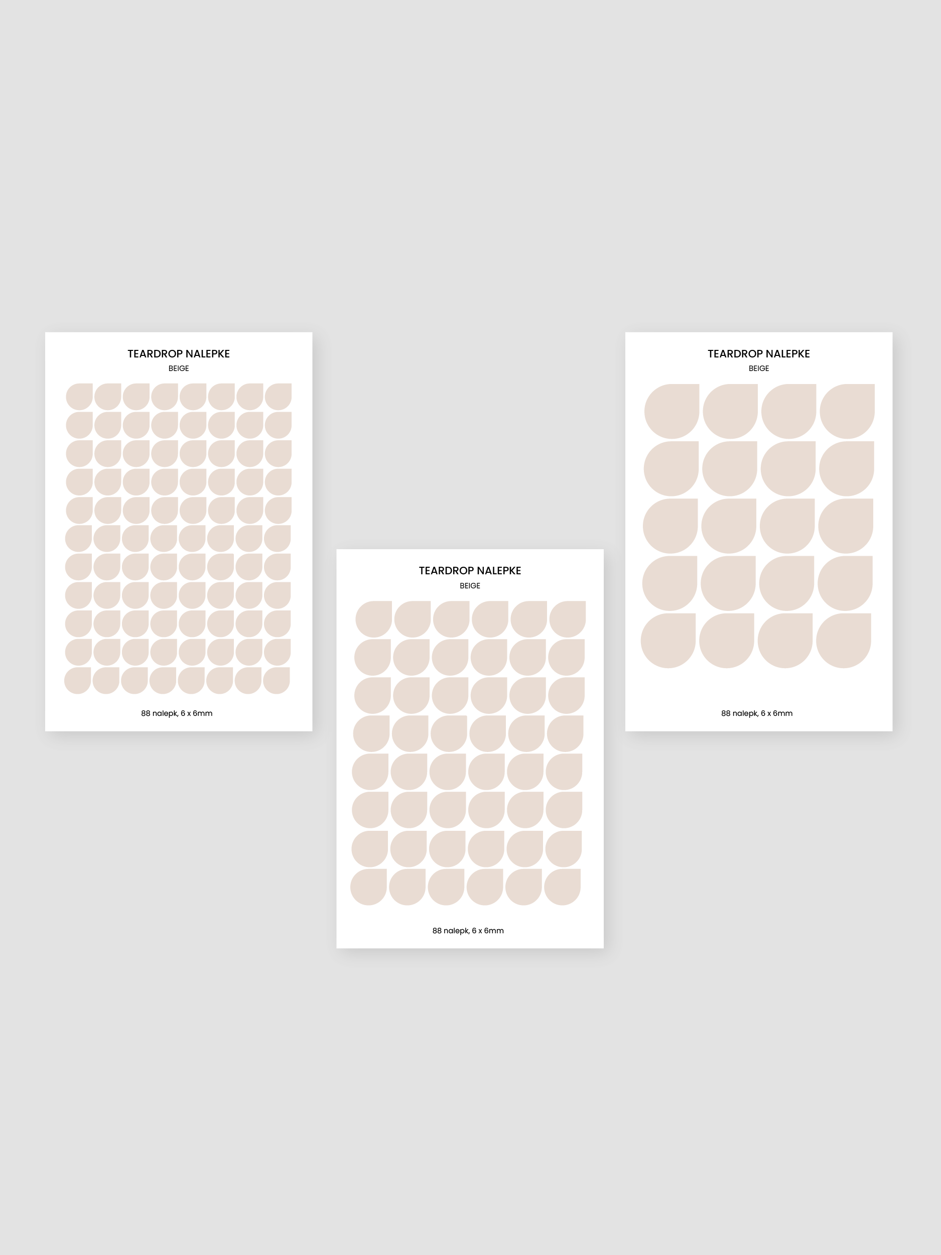 Set nalepk | kapljičaste