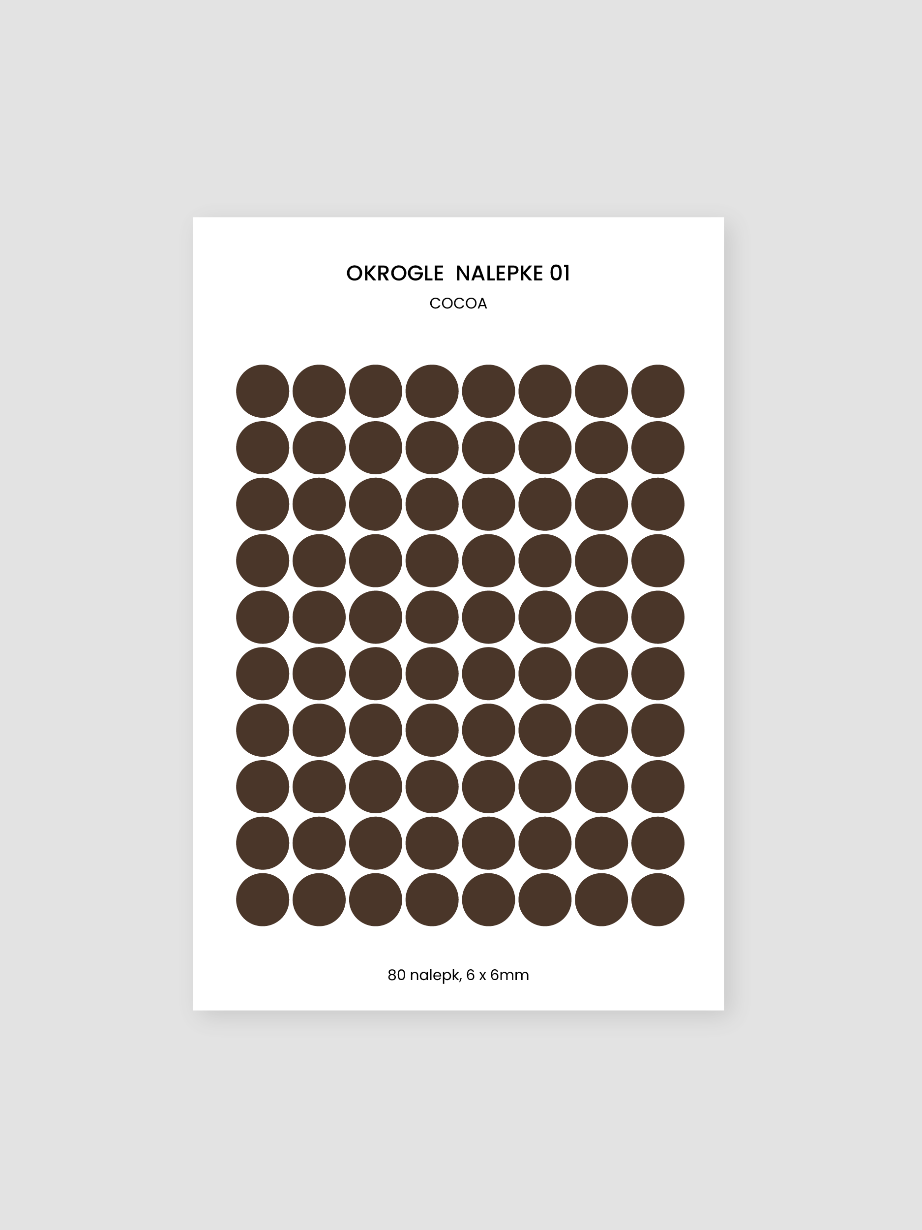 Okrogle nalepke 01 | 6mm