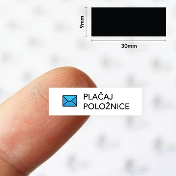 Nalepke z besedilom | plačaj položnice