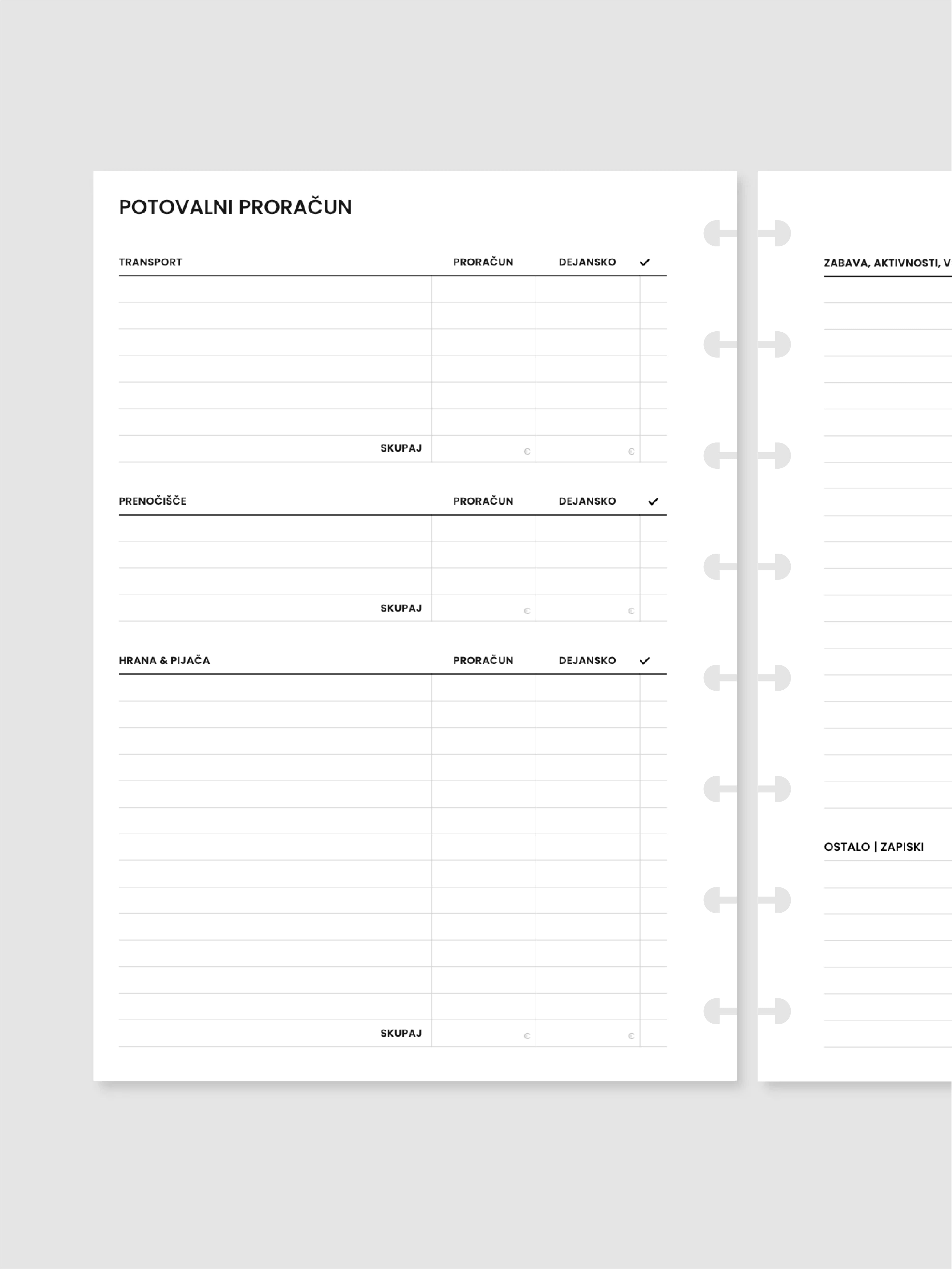 Potovalni proračun | diskovni
